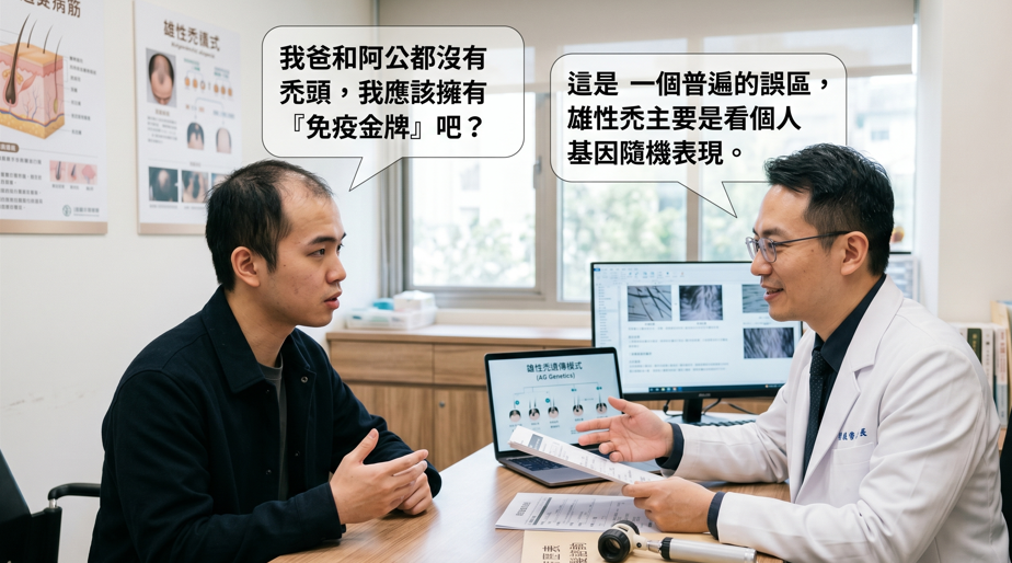 家中長輩沒人禿!您也可能雄性禿?自我檢測男性雄禿破解「隱性雄性禿」指南