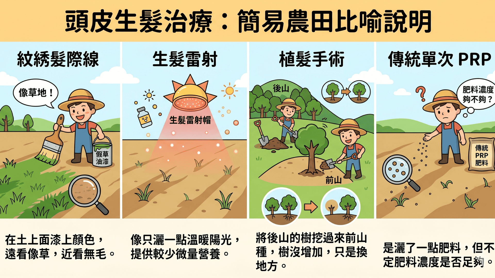 如何選擇最適合的育髮方案