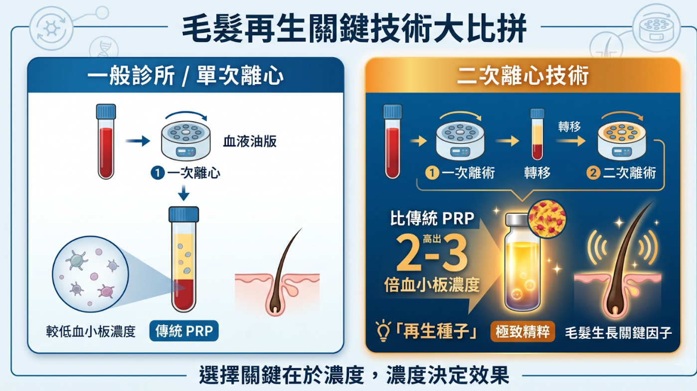 二次離心 PRP 國際醫學期刊實證