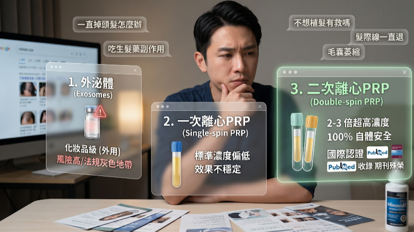 三大掉髮族群與毛囊檢測重點