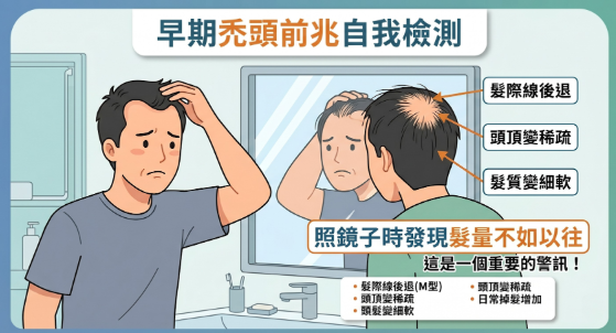 8 大禿頭前兆自我檢測
