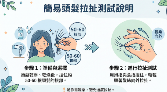 拉扯測試 Hair Pull Test 與異常落髮評估