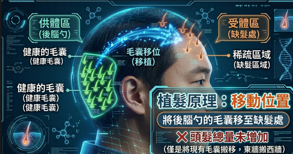 增加總量與植髮本質差異