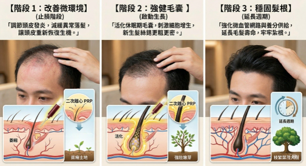 無植髮生髮三階段育髮工程