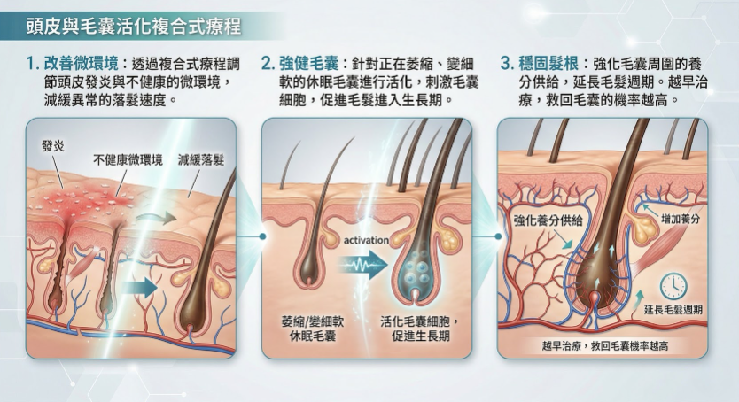 三階段育髮理論