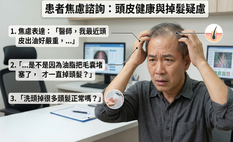 頭皮出油與掉髮問題