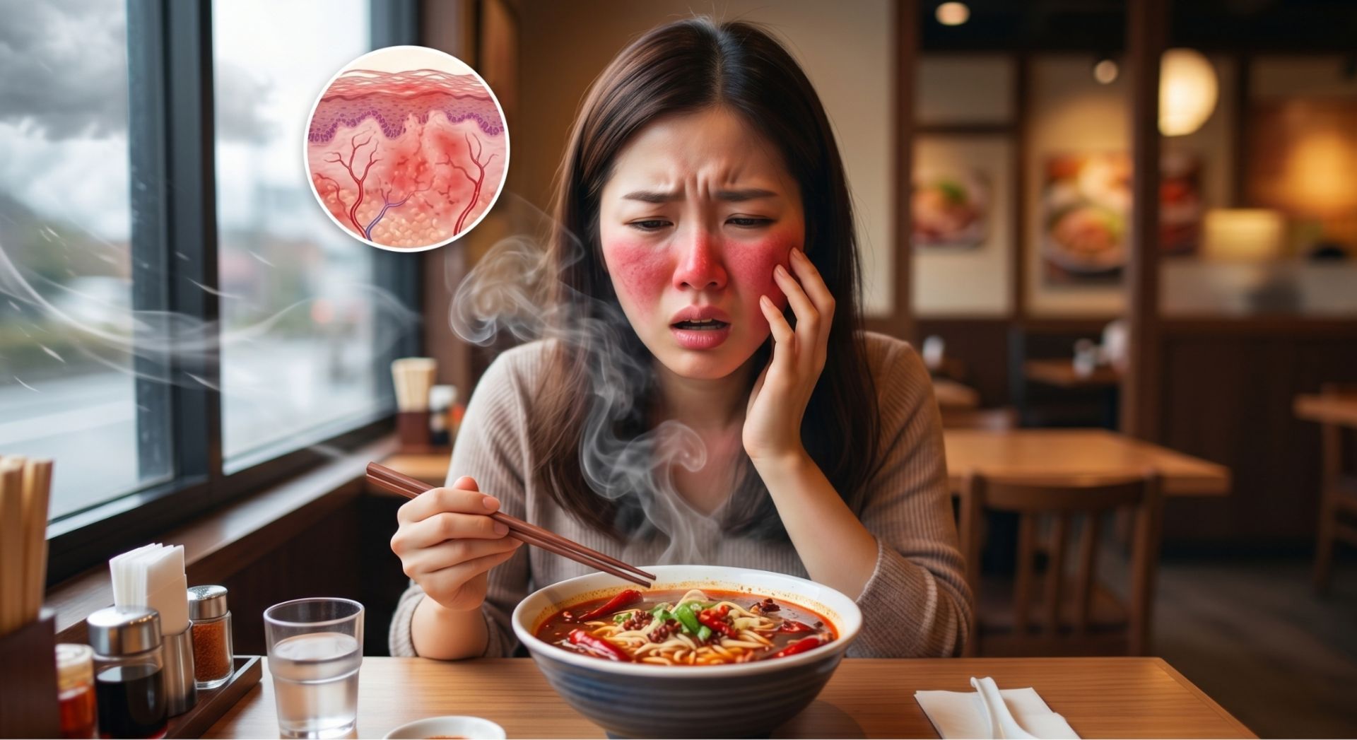 酒糟肌飲食指南！什麼可以吃與不能吃？告別反覆泛紅的修復對策