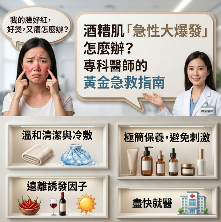 酒糟肌急救指南！酒糟肌的日常皮膚保養關鍵與修復新趨勢大公開