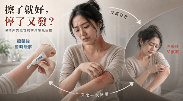 【濕疹、異位性皮膚炎】不會好？跳脫類固醇依賴，《巴黎國際長春診所》幫你從根本治療起